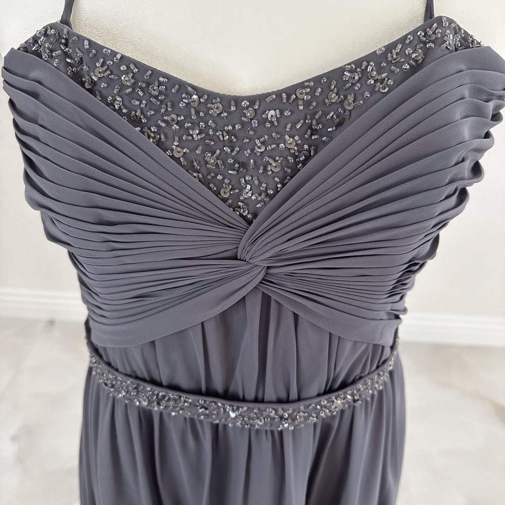 Alfred Angelo Gray Dress - Picture 3 of 9